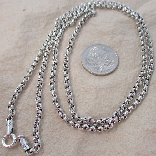925 STERLING SILVER 3mm Belcher 