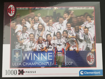 * AC Mailand Champions League 2006-07 Gewinner Puzzle 1000 Teile Clementoni NEU