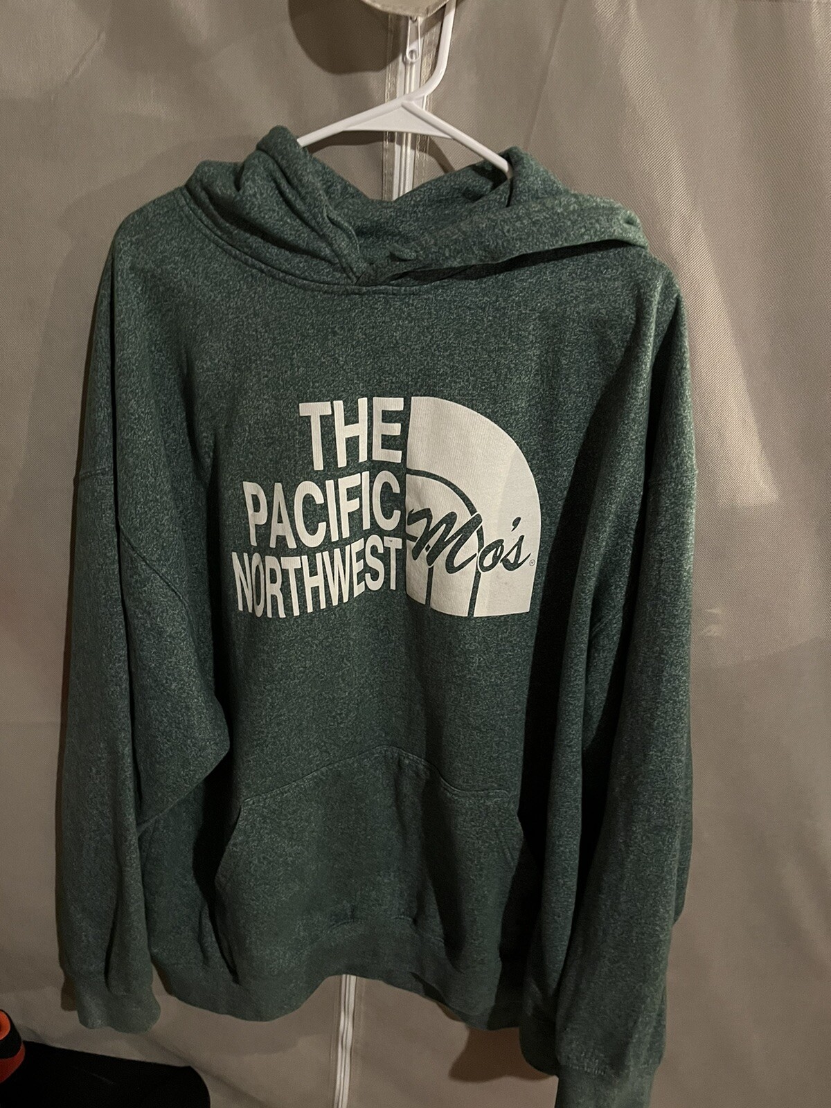 Retro Vision Apparel Men Size 2XL Hoodie Green The Pacific Northwest Mo