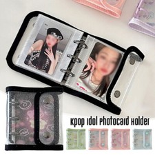 Mini 3inch Binder Photo Album Shell Kpop Photocard Holder Idol Card Collect Book