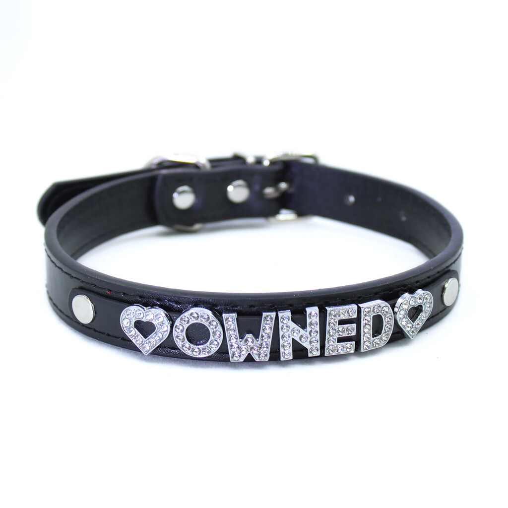 Letters Yes Daddy Spank Me Choker Collar Necklaces Punk Role Age