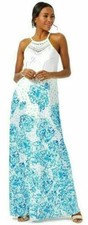 NWT LILLY PULITZER Pearl Soft Maxi Dress Sz 2- 268