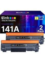 Ink 141A Toner Cartridge Compatible Replacement for HP 141A WITH CHIP 2 PACK