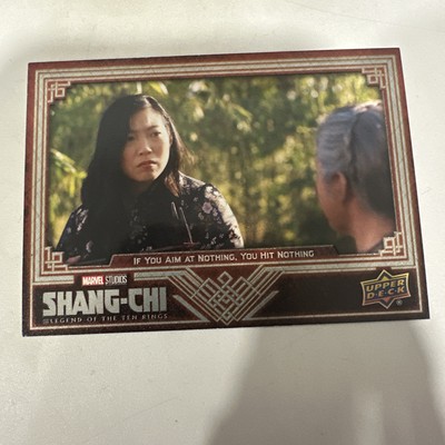  If You Aim At Nothing, You Hit Nothing  #43 2023 Upper Deck Shang-Chi Red