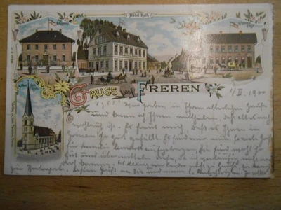 Litho  Freren b Fürstenau Lingen Bersenbrück Rheine Bramsche - Bild 1 von 2