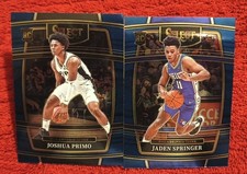 *Rookie Duos* Jaden Springer #85 & Joshua Primo #68 Select panini 2021-22 (RC)s