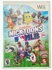 2K Play Nicktoons MLB Nintendo Wii 2011 E NTSC-U/C Multiplayer Manual