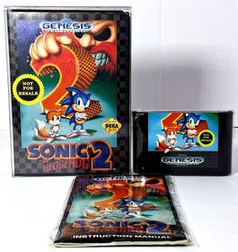 Sega Genesis Model 2 MK-1631 Console Comlete In Box Sonic 2 System Tested