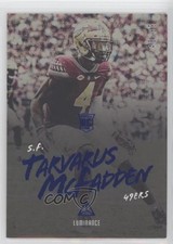 2018 Panini Luminance Rookie Blue Luminance 48/99 Tarvarus McFadden #195 0a4v