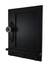 Scratch & Dent Antique Style Doorknob Distressed Finish Chalkboard Wall Hanging