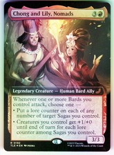 Chong and Lily, Nomads (FOIL + Extended Art) 192 Avatar Eternal-Legal MTG NM