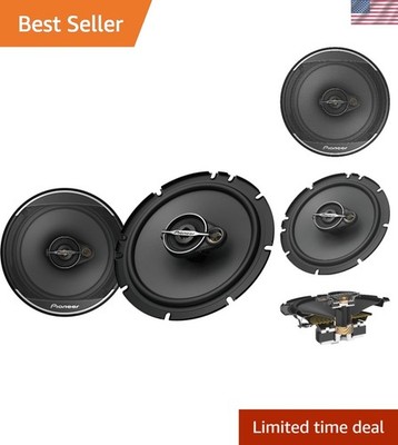 Pioneer TS-A1671F 6.5-Inch 3-Way Coaxial Car Speakers Pair 320W Max