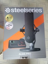 SteelSeries Alias Pro Kit   XLR Mic  Stream Mixer  3x Bigger Capsule Gaming NEW