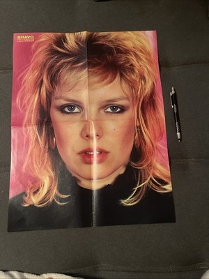 KIM WILDE POSTER  BRAVO 4 Seiten Karl May Festspiele Winnetou Old Firehand