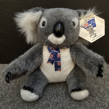 Vintage Koala Bear Soft Toy Plush By OMC Olympic Toys Made In Australia - NEW WT