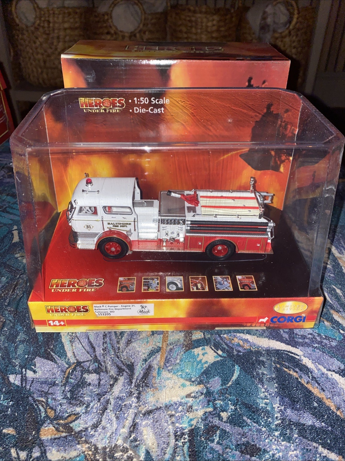 MACK C BALTIMORE FIRE DEPT. PUMPER - 1/50 scale by CORGI US53205 LTD ETD.