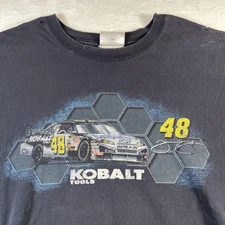 Jimmie Johnson 48 Kobalt Tools Shirt Mens XL Black NASCAR Racing Chase Tee
