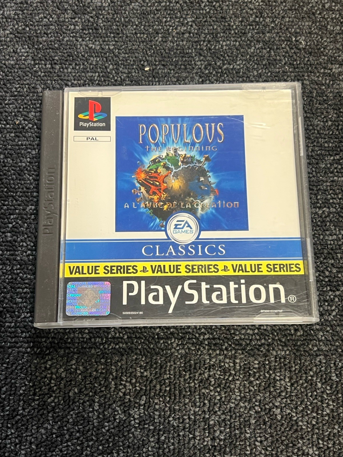 POPULOUS THE BEGINNING PLAYSTATION 1 COMPLET PS1