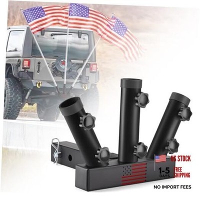 Trailer Hitch Flagpole Mount, Two Mounting Options US Flag Hitch Mount,