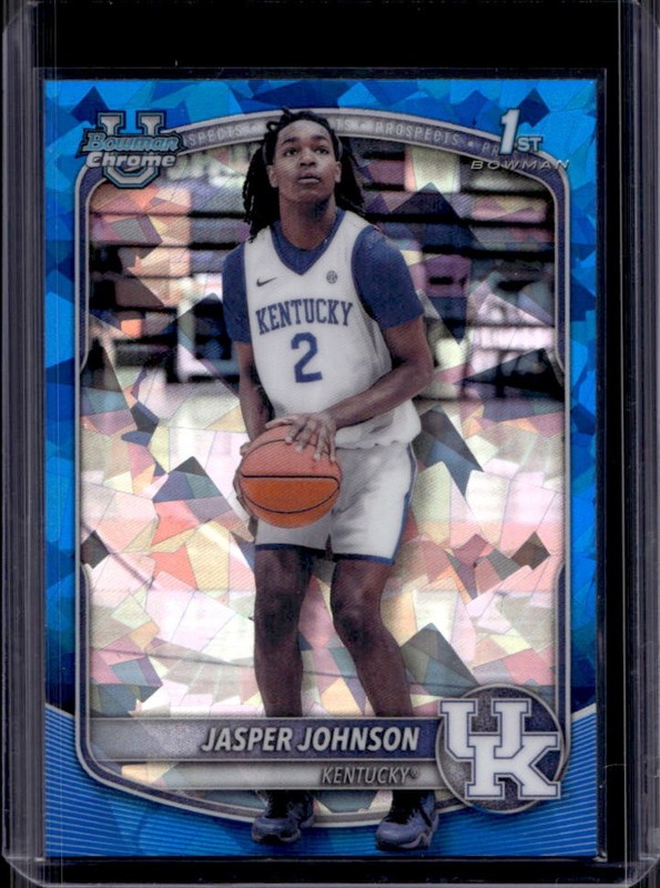 2025 Bowman Sapphire Jasper Johnson Chrome 1st Prospect #BCP-6 Wildcats