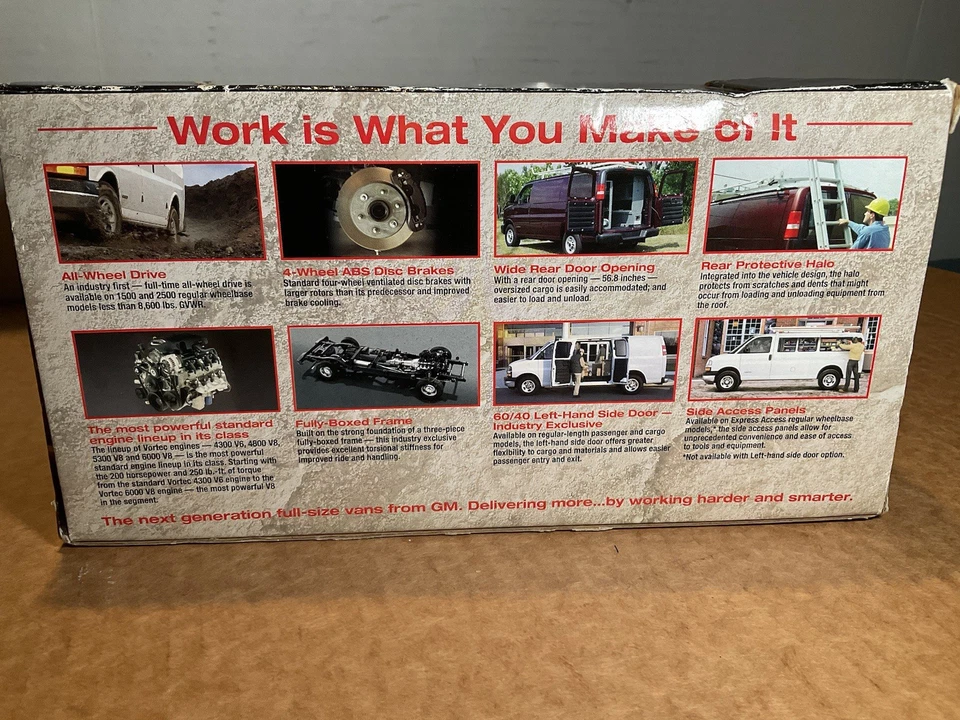 Die Cast Promotions GMC Savana 1:25 Raro THYSEEN KRUPP ELEVATOR furgoneta de servicio Foto 4 de 4