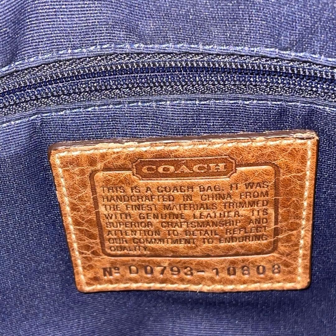 Coach Patchwork Denim Shoulder Bag Multicolor Y2K… - image 3