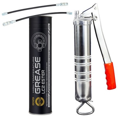 Schmierfett LC2 High Temperature Grease 8104 MANNOL 400 g + Fettpresse BockTec