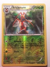 Pokemon Card BREAKpoint Kricketune 6/122 Uncommon Reverse Holo MP