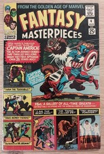 Fantasy Masterpieces #4 Marvel Comic 1966 Gol...