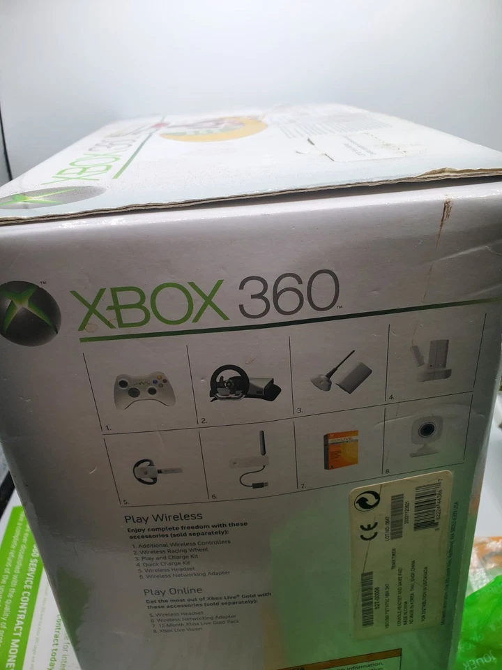 Sistema original Microsoft Xbox 360 Nba 2k7 CAIXA manuais bolsas apenas inserções - Imagem 4 de 4