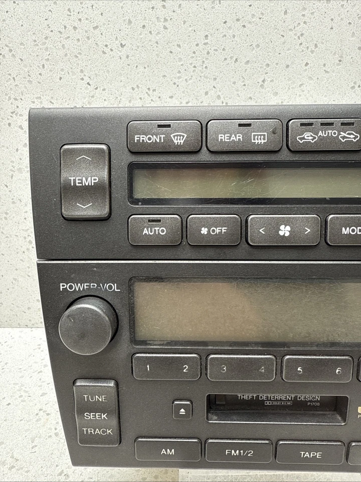 1998 to 2005 Lexus GS300 OEM Radio Receiver Stereo AM FM CD Cassette - Image 4 of 4