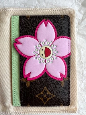 Louis Vuitton x Murakami LV x TM Cherry Blossom Card Holder M13429