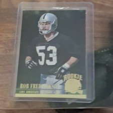 Classic Games 1994 Rookie Rob Fredrickson Los Angeles Raiders NFL Card #72. rookie card picture