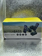 Portable Bluetooth Speaker Wireless with Cell Phone Stand,Rechargeable,LED Light