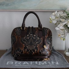 Brown Leather Exterior Brahmin Bags Handbags for Women for sale