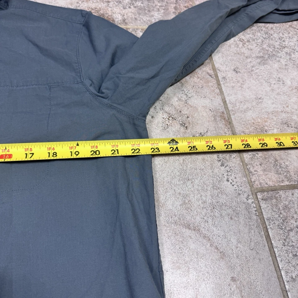 5.11 Tactical Mens Large Gray Long Sleeve Snap Up Shirt Lightweight Outdoor - Image 4 of 4