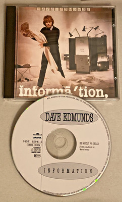 CD Dave Edmunds - Information - 1983/92 Arista German press mint/mint