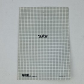 GCE Vectrex Arcade System Starhawk Original Game Manual English 1982 Vintage