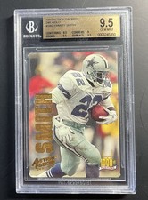 1993 Emmitt Smith Action Packed 24 K Gold Beckett 9.5