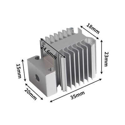 3D Printer Accessories,Fast Cooling Block for Creality Series Extruder Hotend...