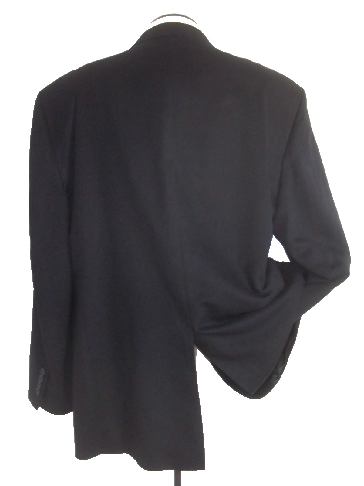 ( Brooks Brothers solid black 2Button flannel pur… - image 7