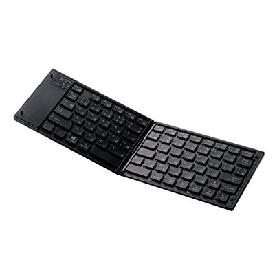 ELECOM Keyboard Bluetooth Foldable Multi-Pairing Black TK-FLP01BKNEW