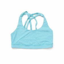 Lululemon Sports Bra Women Turquoise Size Label Missing
