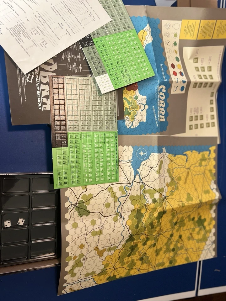 TSR SPI - COBRA - A Game of the Normandy Breakout - EXPANDED Edition (UNPUNCHED) - Image 3 of 3