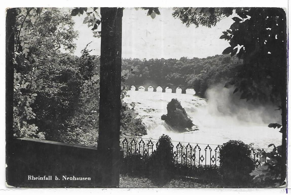 SVIZZERA (437) - SUISSE, Rheinfall b. Neuhausen - Fp/Vg 1957