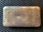 Matthey Garrett Australian 1.001 Kg Silver Bar..(Walker & Hall Flag Counterstamp