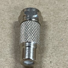 RCA Female Jack to F-Type Male Plug Coax Coaxial Adapter Radio Connector RG59/6