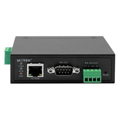 UOTEK RS232 to 100M Ethernet Device Server RS85 RS422 TCPIP 10/100M TCP/IP to...