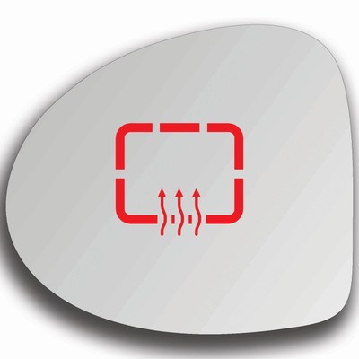 Spiegelglas Links Beheizbar für Renault Symbol 2008 - 2013