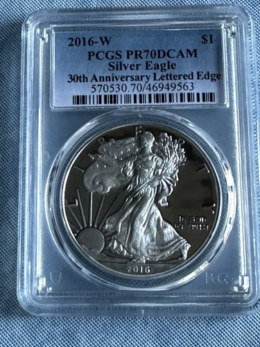 2016-W PF70 PCGS DCAM American silver eagle .